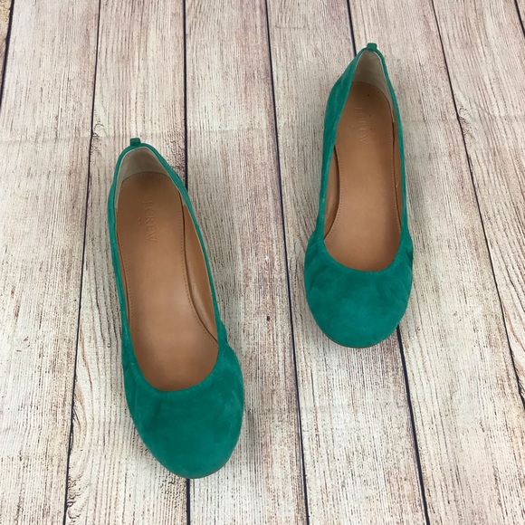J. Crew Factory Shoes - J. Crew Mint Green Anya Ballet Flats Size 9 M